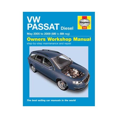  Haynes techbook for VW Passat Diesel from June 2005 to 2010 - GF02904 