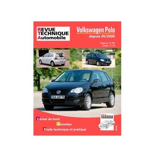  Technisch overzicht voor Volkswagen Polo 1.4 16v en 1.4 TDI sinds 05/2005 - GF02924 