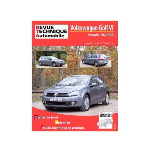  Revisão técnica para Volkswagen Golf 6 1.4 TSI e 2.0 TDI desde 10/2008 - GF02930 