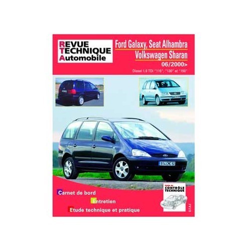  Technical manual for Volkswagen Sharan 1.9 TDI 115, 130 & 150 from 06/2000 - GF02934 