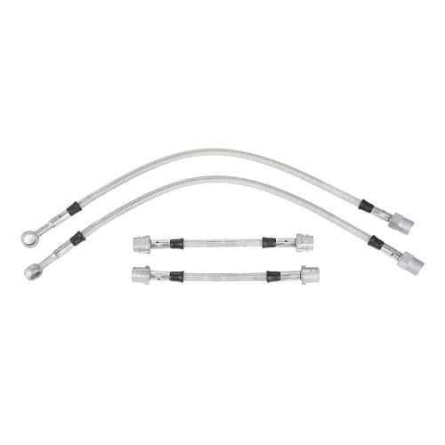  Set of 4 aviation-type brake hoses for Polo 6N 94 ->00 - GH24320 