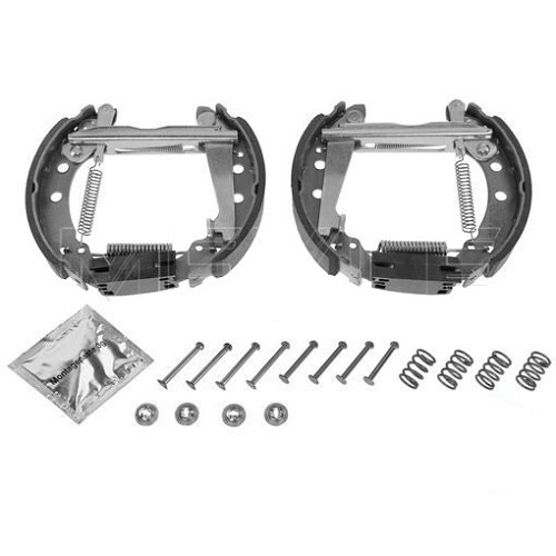  Pre-assembled rear brake shoes for Golf 1 and 2 - GH26905 