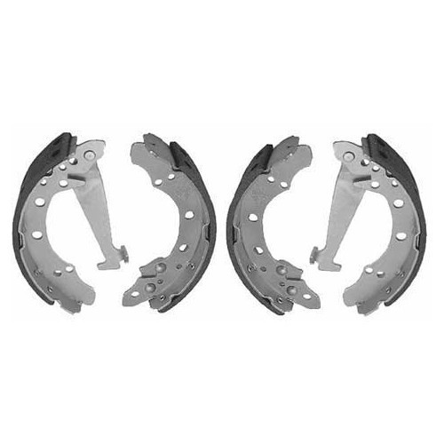  Set of 4 rear brake shoes for 2 Polo (9N) - GH27002 