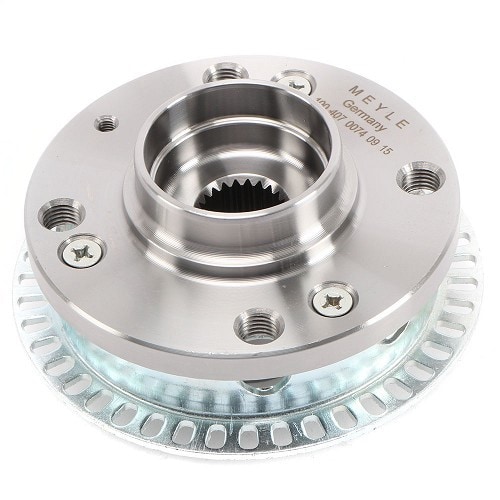  Front bearing holder wheel hub with ABS, 4 x 100 mm, MEYLE ORIGINAL Quality - GH27536-1 