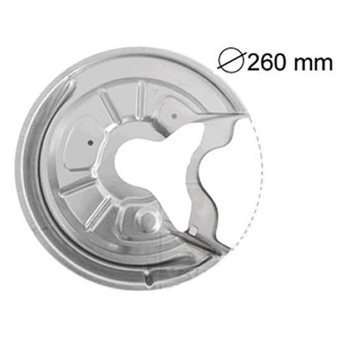     
                
                
    Cubierta de polvo del disco trasero derecho para Seat Altea (5P) - GH27886
