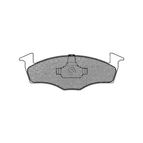  Set of front brake pads for Polo 6N - GH28918-2 
