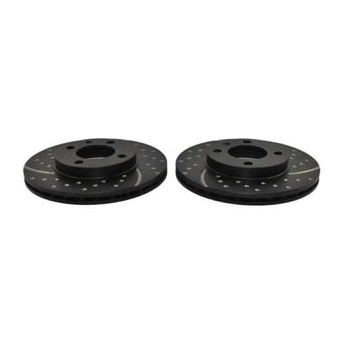  2 pointed EBC turbo groove front brake discs, 239 x 20 mm - GH30000E-1 