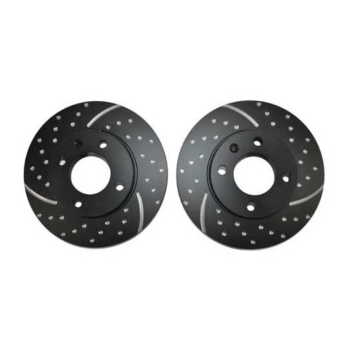  2 pointed EBC turbo groove front brake discs, 239 x 20 mm - GH30000E-2 
