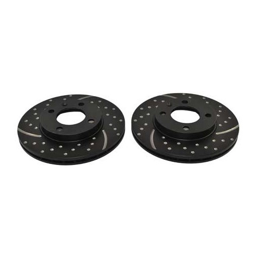     
                
                
    Disques de frein avant EBC Turbo Groove Rainurés Pointés 239 x 20 mm pour VW Golf 1 - GH30000E
