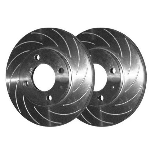  2 BREMTECH turbine grooved front brake discs, 239 x 20 mm - GH30000M 