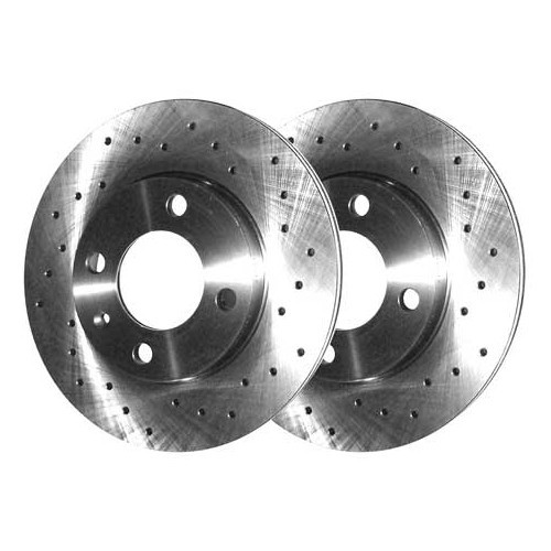  2 ZIMMERMANN pierced Sport front brake discs, 239 x 20 mm - GH30010Z 