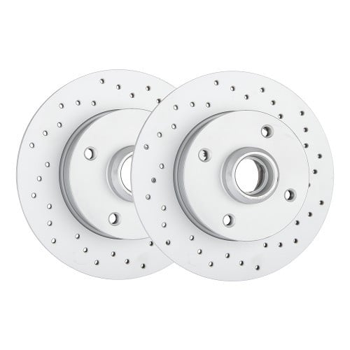 	
				
				
	2 ZIMMERMANN pierced rear brake discs, 226 x 10 mm (4 holes) - GH30100Z
