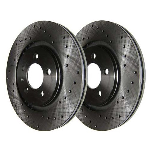  2 ZIMMERMANN Sport front brake discs (pierced), 280 x 22 mm - GH30600Z 