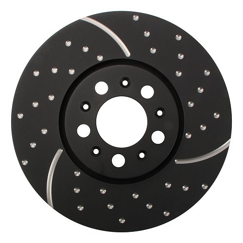  2 pointed EBC turbo groove front brake discs, 288 x 25 mm - GH30602E-2 