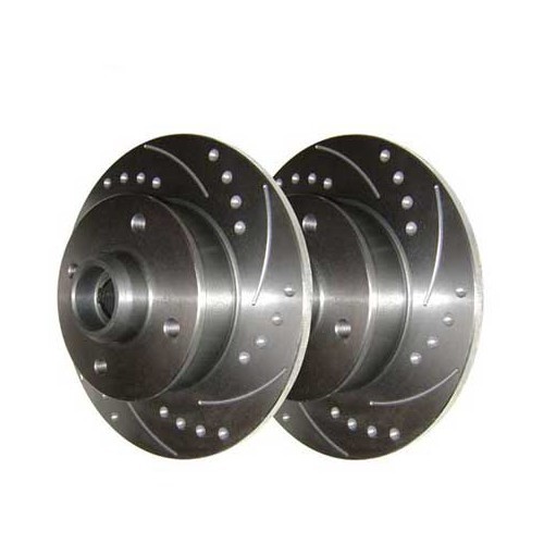    
                
                
    2 BREMTECH pointed grooved rear brake discs, 226 x10 mm (4 holes) - GH30800B
