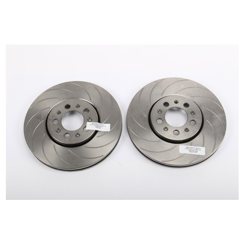Disques de frein avant BREMTECH rainurés turbine en 288 x 25mm - par 2 - GH30804M