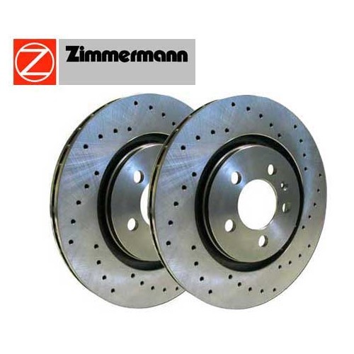  Zimmermann Sport drilled front brake discs 288 x 25mm for Volkswagen Polo (9N) - set of 2 - GH31112Z 