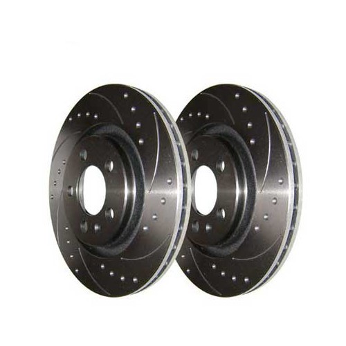  BREMTECH grooved front brake discs 280 x 22mm - set of 2 - GH31200B 