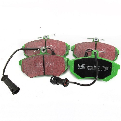     
                
                
    Green EBC front brake pads for Golf 2 and Corrado - GH50212
