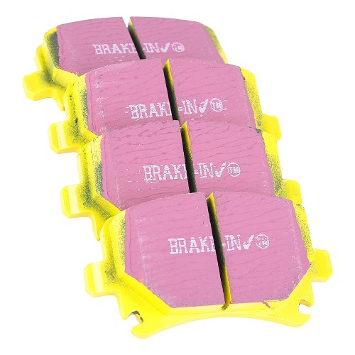  Yellow EBC rear brake pads for Golf 5 2.0 turbo GTi and 3.2 - GH50284 