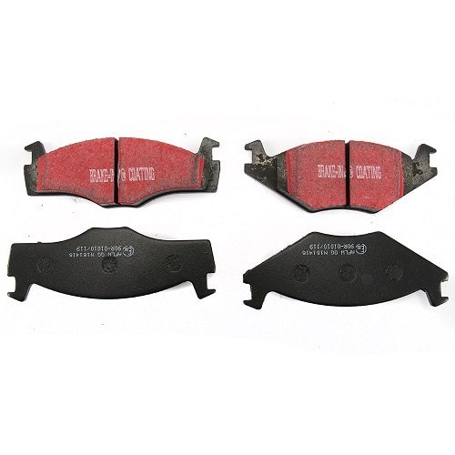  Set of black EBC front brake pads for Golf, Vento and Jetta - GH50300-1 
