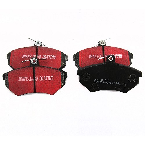     
                
                
    Set of black EBC front brake pads for Golf, Scirocco, Vento, Jetta and Corrado - GH50400
