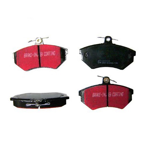  Set of black EBC front brake pads for Golf, Corrado, Vento and Passat - GH50500 