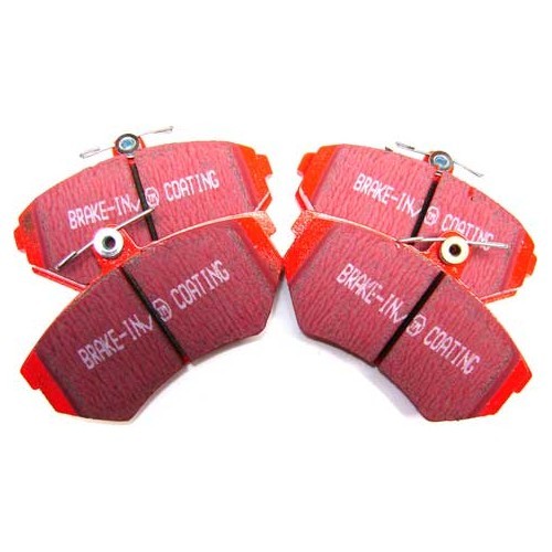     
                
                
    Front brake pads EBC Red for Golf 2, Golf 3, Corrado & Vento - GH50503
