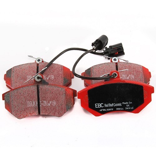     
                
                
    Red EBC front brake pads for VW Corrado VR6 - GH50623

