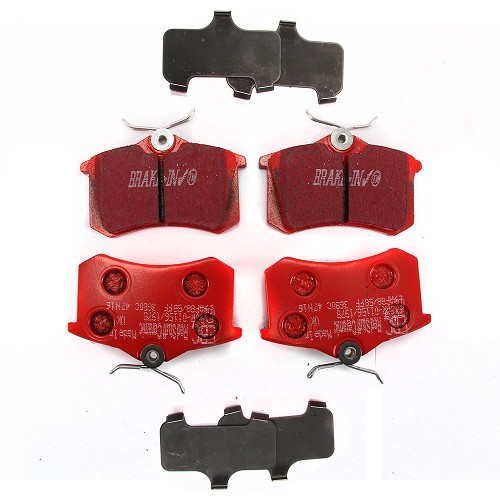  Rear brake pads set EBC RED for Golf & Polo - GH51003-1 