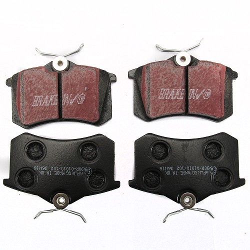  Set of black EBC rear brake pads for Golf 4 - GH51100-1 