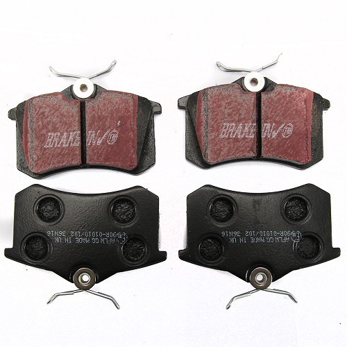 Set of black EBC rear brake pads for Golf 4 - GH51100