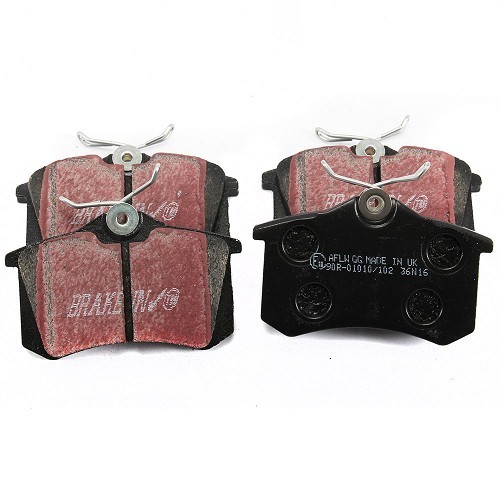     
                
                
    Jeu de plaquettes arrière EBC Noires pour Golf 4 jusque ->2003 - GH51100
