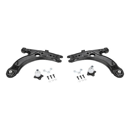 2 TRIANGLE + 2 ROTULE + 2 BIELLETTE + ACCESSOIRES POUR VW GOLF 4 - ADTUNING  FRANCE