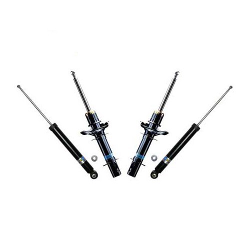  4 Bilstein B4 shock absorbers for Golf 5 with 50 mm front strut and standard chassis - GJ52344KIT 