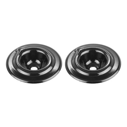  Pair of lowering cups for Volkswagen GOLF 2 (09/1983-09/1991) - 15 mm - GJ54001-1 
