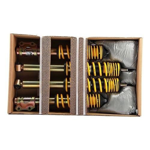  Kit de Amortiguadores Combinados roscados ST suspensiones ST X para Golf 3, Cabriolet y Vento - GJ77360-4 
