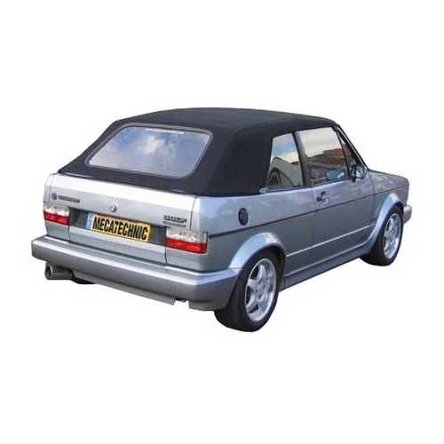  Zwart Vinyl Top voor VW Golf 1 Cabriolet - GK01001-2 