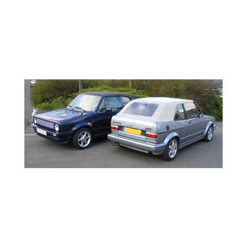     
                
                
    Capote Vinyle Blanc pour Golf 1 Cabriolet - GK01002
