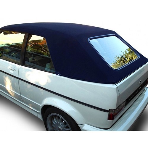  Capota para Golf 1 cabriolet de tela tipo Alpaga azul oscuro. - GK01104-4 