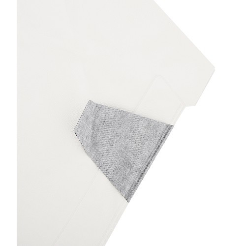 Dachhimmel für Golf 1 Cabriolet 07/86 ->93 aus weißem Glattvinyl - GK02201