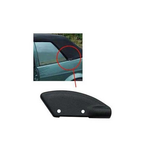 Hood right rear corner black cap Golf 1 cabriolet - GK04202
