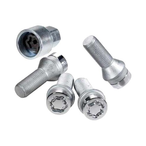     
                
                
    Jeu de 4 vis antivol McGard M14 x 1,5 x 28 mm - 17 mm - GL27222
