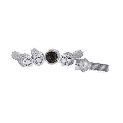 Set of 4 McGard anti-theft screws M14 x 1.5 x 34.5 mm - 17 mm - GL28017