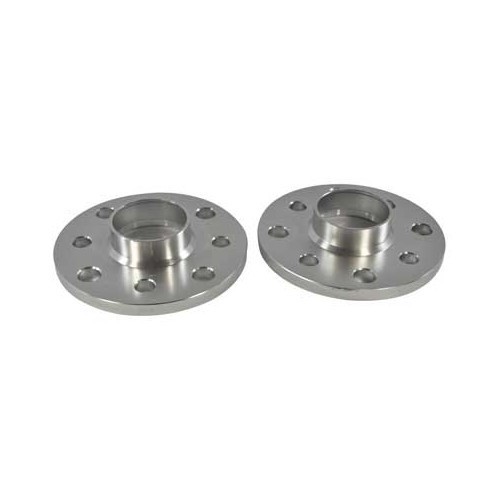  2 alargadores de alumínio de 15 mm de furação dupla 4 x 100 / 4 x 108 - GL30402 