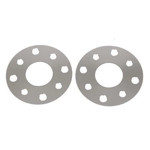  2 alargadores de alumínio de 5 mm de furação dupla 4 x 100 / 4 x 108 - GL30406-1 