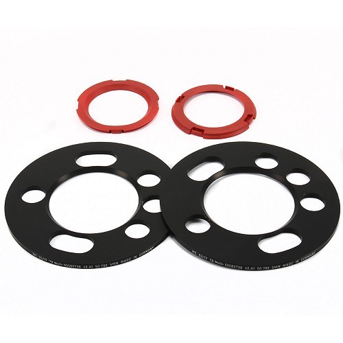     
                
                
    Elargisseurs Alu DZX 5 mm 4x100 - par 2 - GL30408
