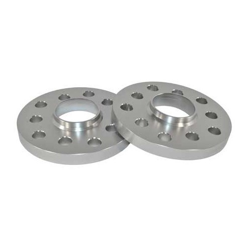  2 alargadores de alumínio de 15 mm de furação dupla 5 x 100 / 5 x 112 - GL30412 