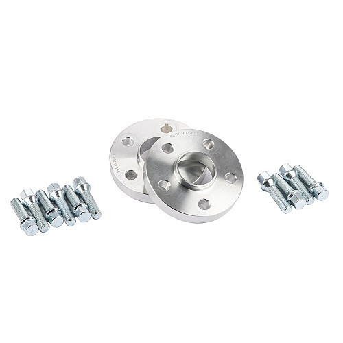     
                
                
    Elargisseurs Alu 20 mm pour AUDI / VW / SEAT perçage 5 x 100 mm - par 2 - GL30504
