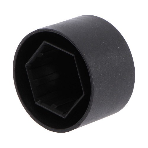  Tapa tornillo de rueda en plástico negro para llantas de aluminio - GL30655-1 